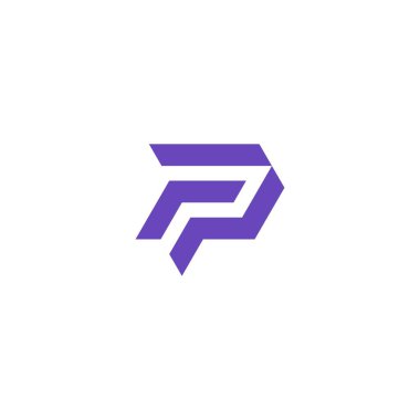 P harfi logo tasarım şablonu ögeleri - vektör işareti