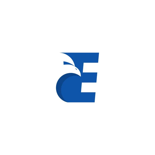Αρχική Έννοια Λογότυπο Και Αετός Για Την Επιχειρηματική Εταιρεία — Διανυσματικό Αρχείο