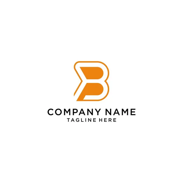 Buchstabe Initial Logo Design Vector Template Illustration — Stockvektor