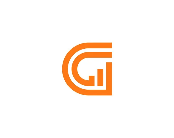 Carta Diseño Del Logotipo Empresa Abstracta — Vector de stock