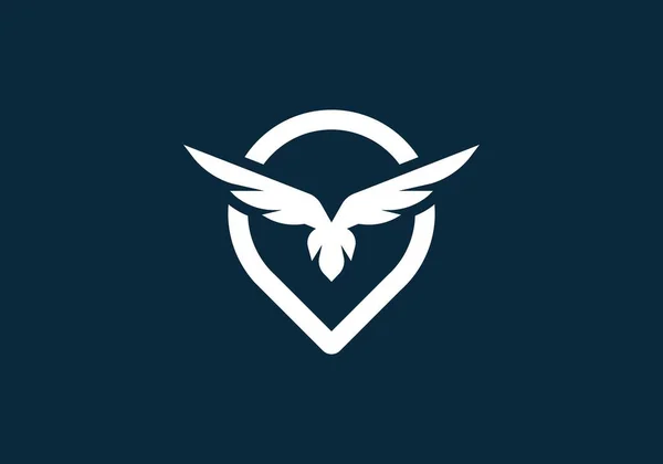 Eagle Point Logo Design Vorlage — Stockvektor