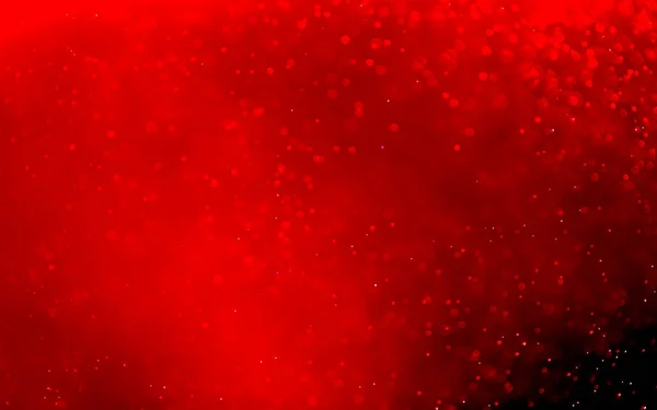 Soyut Kırmızı Eğimli Bulanık Parıltılı Arka Plan Düşen Kar Taneleri — Stok fotoğraf