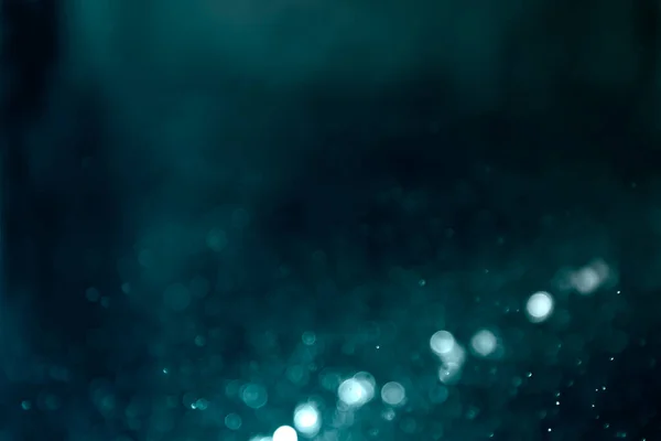 Αφηρημένη Κομψότητα Σκούρο Μπλε Πράσινο Φως Defocus Glitter Ταπετσαρία Φόντο — Φωτογραφία Αρχείου