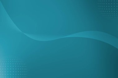 Grafik tasarım dalga eğrisi tasarım arka planında çizilmiş mavi yeşil gradyan ışık ombre. Duvar kağıdı, şablon, broşür, reklam, kart, broşür, sunum gibi fikirler., 