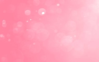 Sevgililer Günü 'nün yumuşak pembe ışığı Bokeh Sim sihirli arka planı.