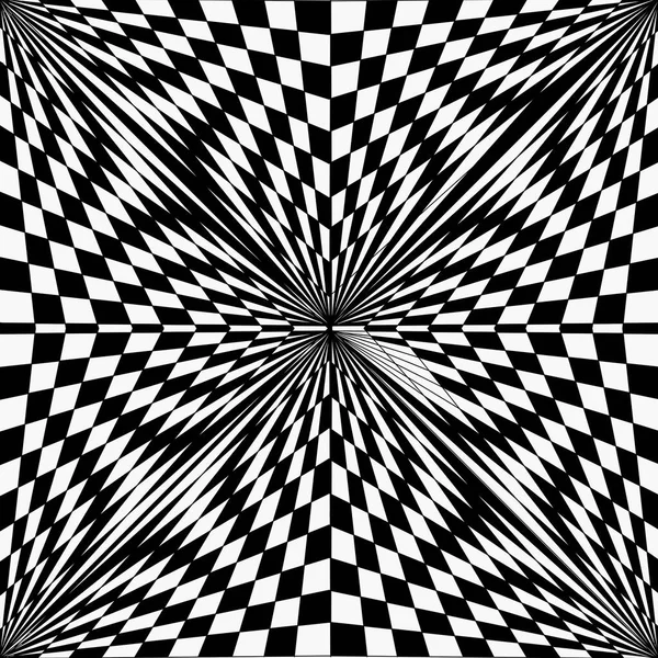 a black and white optical illusion abstract background. 