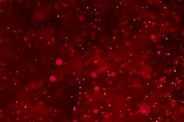 Şenlikli kırmızı Noel, Bokeh ışık parıltısı arka planı.