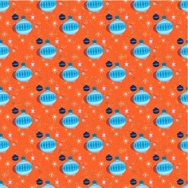 Şenlikli Noel süsleri için kırmızı renkte, gösterişli duvar kâğıdı arkaplanı..