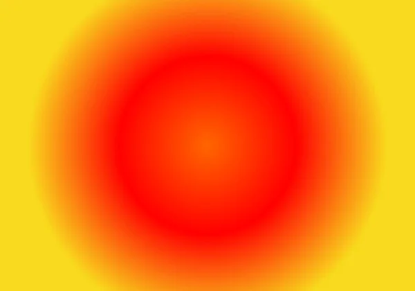 Sfondo Circolare Caldo Rosso Arancio Giallo Calore — Vettoriale Stock
