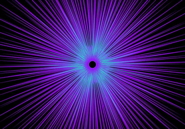 Explosión Púrpura Azul Sobre Fondo Negro — Vector de stock