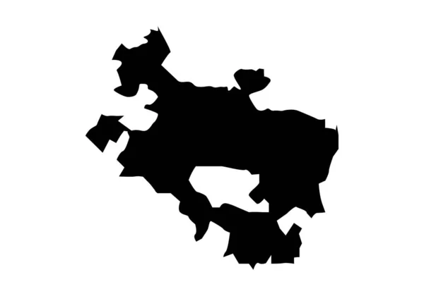 Alava Province Map Icon Black — Wektor stockowy