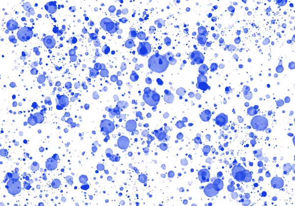 Patterned Background Splashes Blue Tones Blue White Background — Stock Photo, Image