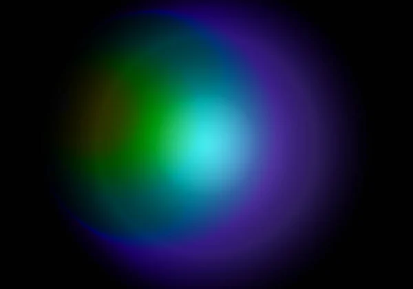 Auge Grünen Wasserblauen Und Dunkelblauen Farbverläufen Auf Schwarzem Hintergrund — Stockfoto