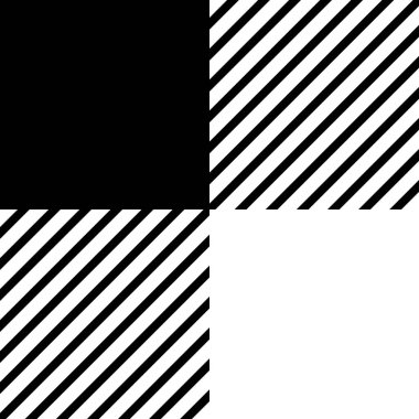 Siyah beyaz vichi deseni