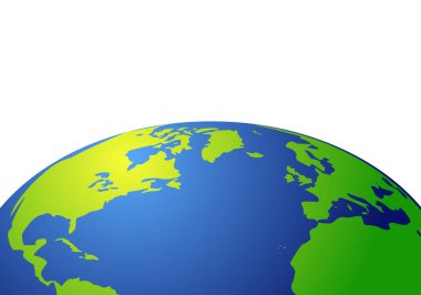 Dünya 'nın kuzey yarımküresi, başlıklar için boş bir alan.