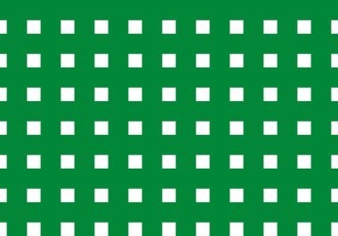 Yeşil ve beyaz kafes deseni