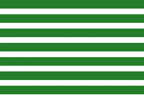 緑と白の水平ストライプパターン — ストックベクタ