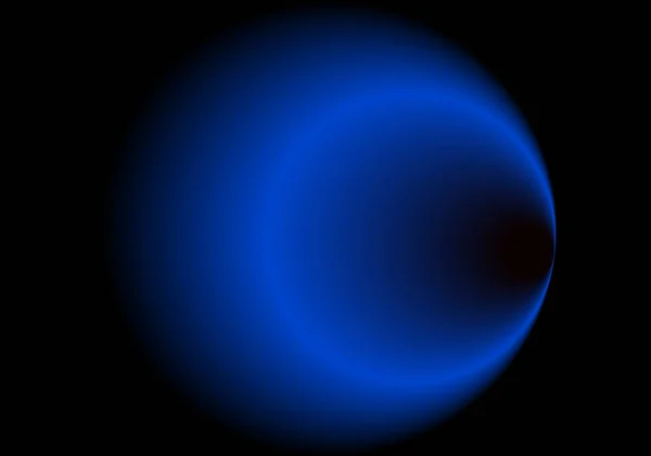 Radial Negru Gradient Fundal Albastru Halou Circular Albastru Fundal Negru — Vector de stoc