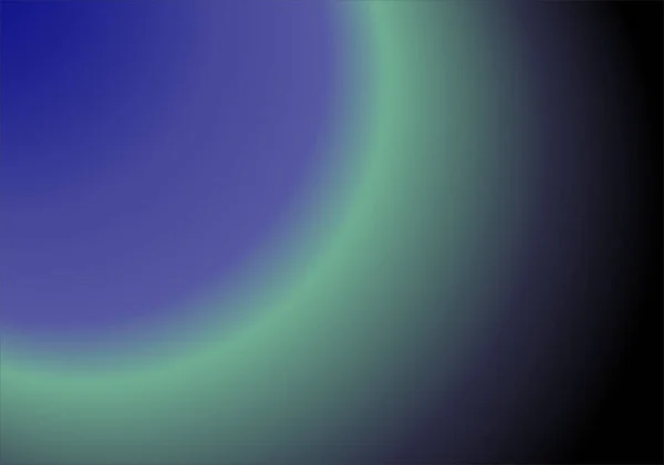 Синий Зеленый Черный Радиальный Градиентный Фон — стоковый вектор