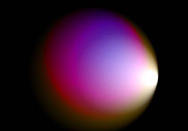 Yeşil, mavi, kırmızı ve siyah renkte balık gözü