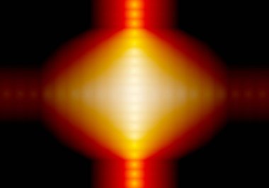Arka planda yangın bağlantısı. 4 ısı noktası. Enerji