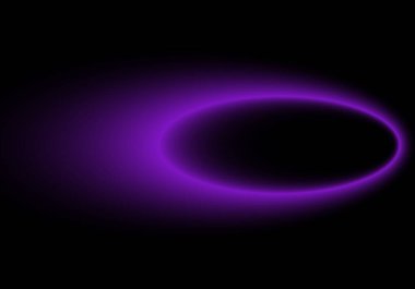 Siyah arkaplan üzerinde mor gradyan elips ile arkaplan