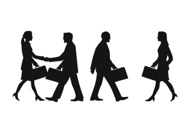 İş anlaşması. Yöneticiler el sıkışıyor. Müzakere