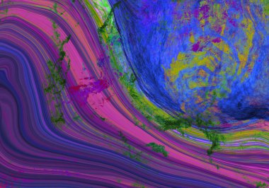 Kasırga. Uçan bitki örtüsü dünyadan koptu. İklim değişikliği