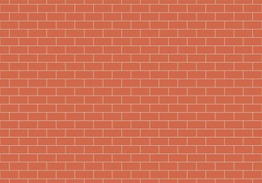 Kırmızı tuğlalar duvar arkası. turuncu fabrika
