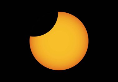 Isırıklı güneş tutulması. Astronomi. Bilim