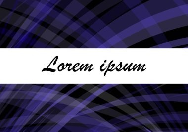 Siyah arkaplan üzerinde mavi gradyan ile eğik ızgara arkaplan metin şablonu