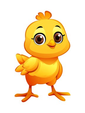 Beyaz arka planda izole edilmiş şirin hatun vektör çizimi