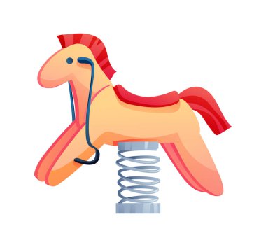 At yayı binicisi vektör karikatür çizimi