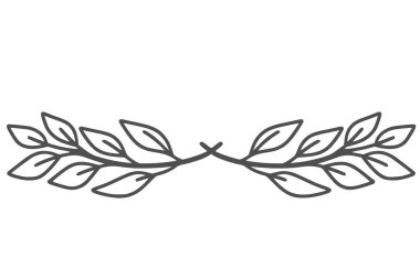 Çiçek bölücü vektör çizimi