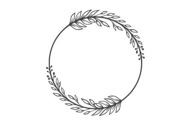 Çiçek Çelengi vektör çizimi