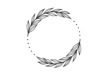 Çiçek Çelengi vektör çizimi