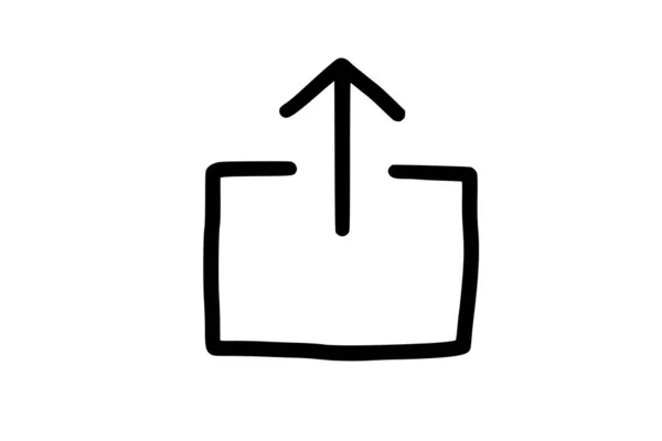 Illustration Der Handgezeichneten Linie — Stockvektor