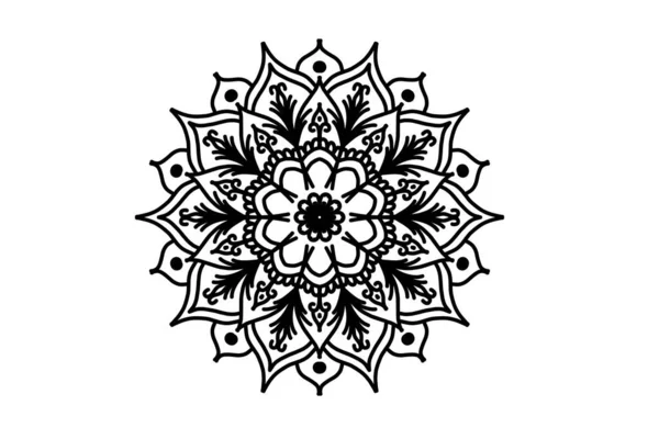 Mandala Art Design Illustration — Image vectorielle