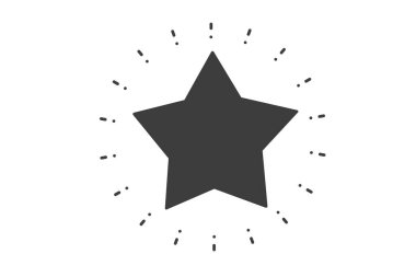 yıldız ışığı çizgi tasarımı illüstrasyonu