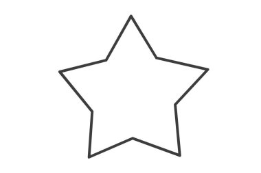 yıldız ışığı çizgi tasarımı illüstrasyonu