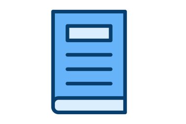 eğitim doldurulmuş simge illüstrasyonu