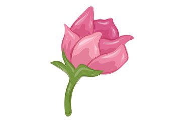 çiçek tasarım vektör çizim