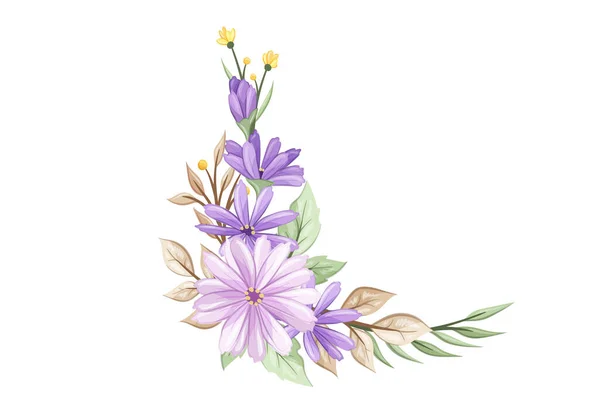Floral Bouqet Τέχνη Εικονογράφηση — Διανυσματικό Αρχείο