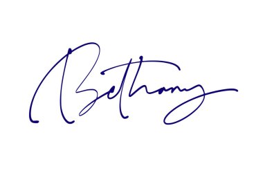 imza serisi B tasarım illüstrasyonu