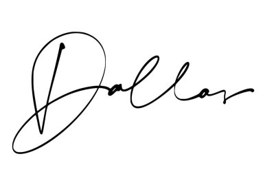 imza serisi D tasarım illüstrasyonu