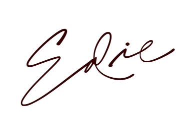 signature series E design illustration
