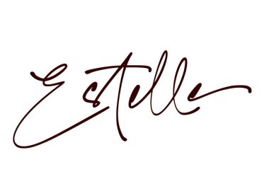 signature series E design illustration