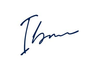 imza serisi bir tasarım illüstrasyonu