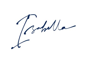 imza serisi bir tasarım illüstrasyonu