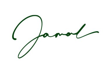 imza serisi J tasarım illüstrasyonu